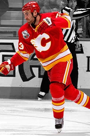2010-11 Olli Jokinen Calgary Flames Game Worn Jersey – “2011