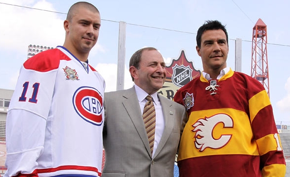 Throwback Thursday: Flames take on the Canadiens at 2011 Heritage
