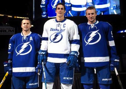 Lightning to Wear Tampa Bay Rays Uniforms Tonight – SportsLogos