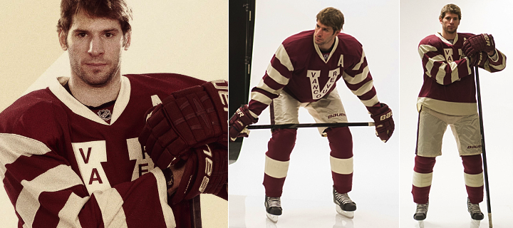 ANY NAME AND NUMBER 2014 HERITAGE CLASSIC VANCOUVER MILLIONAIRES PREMI –  Hockey Authentic