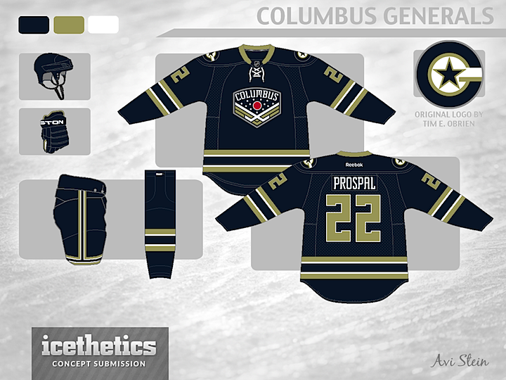 Columbus Blue Jackets Rebrand Uniform Set Concept.  Columbus blue jackets,  Blue jacket, Jersey design