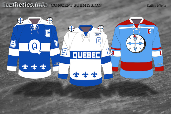 Blue Quebec Hockey Jersey