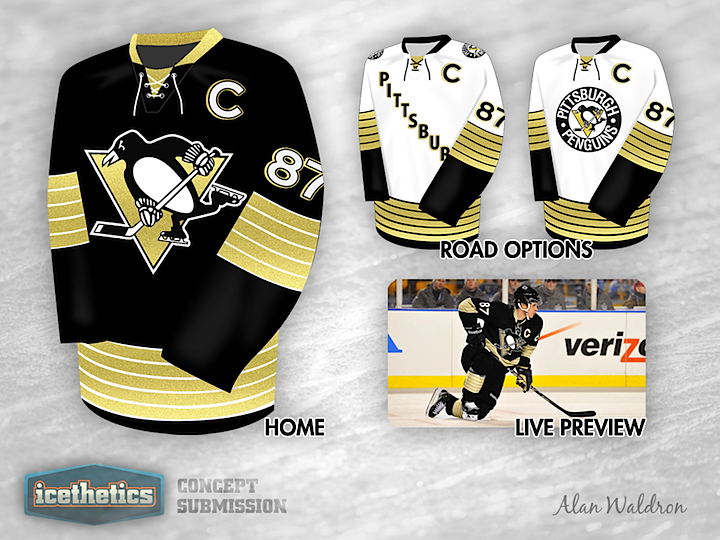 New vintage (oxymoron?) jerseys by Mitchell and Ness. Vegas gold is  officially vintage now. : r/penguins