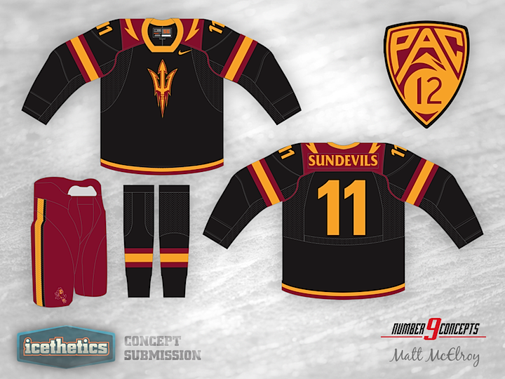 2019 Uniformity - ASU Hockey's Desert Storm Sweater - ASUDevils