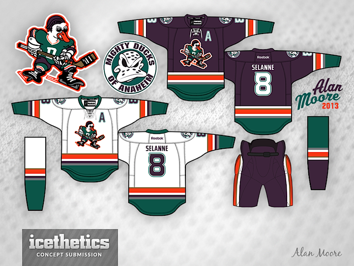 Mighty Ducks of Anaheim - Jerseys - icethetics.info