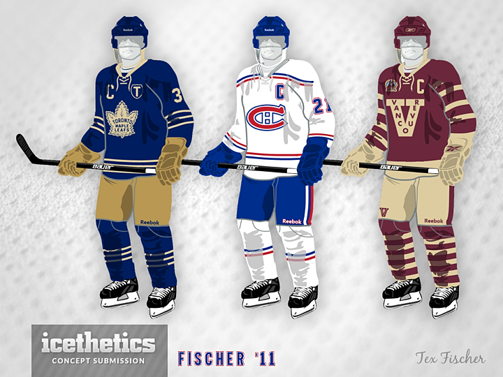 AJH Hockey Jersey Art: Montreal Canadiens 3rd Jersey concept (2 versions)
